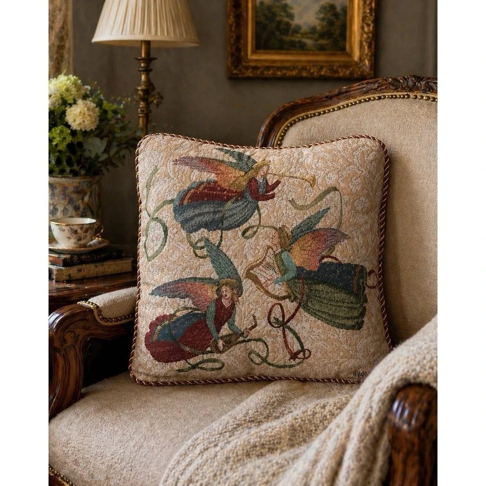 VTG Angel Tapestry Pillow 16
